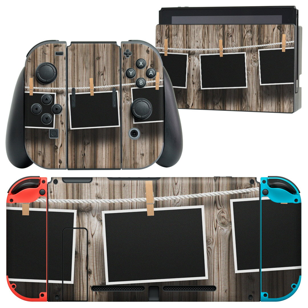 igsticker Nintendo Switch 用 デザインスキンシール 任天堂 ニンテンドー スイッチ 専用 本体ドック Joy-Con Joycon ジョイコン 専用 ゲーム機 カバー アクセサリー フィルム ステッカー 009166 写真　風景　シンプル