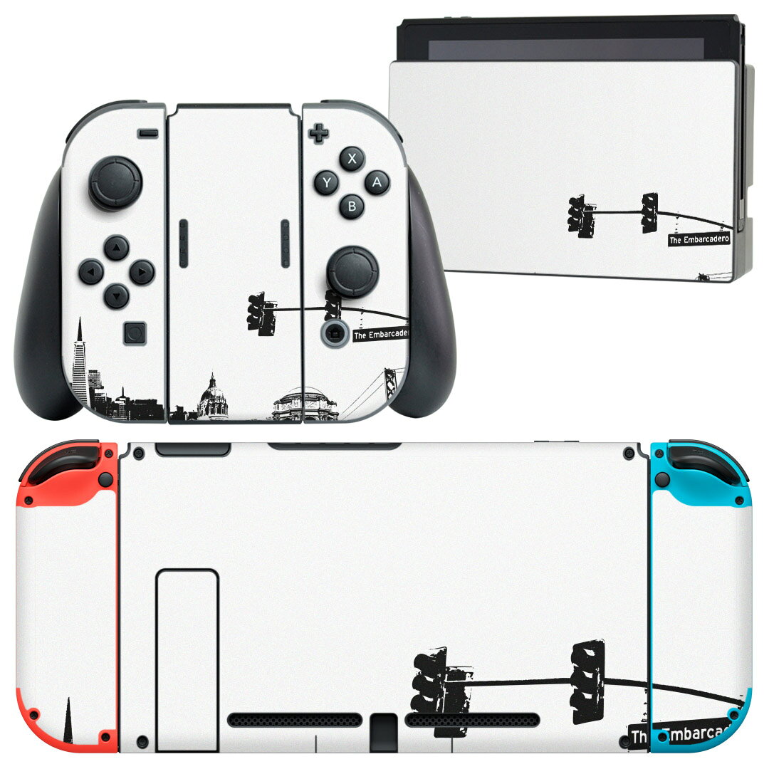 製品名 Nintendo Switch 本体裏面＆ドック正面＆ジョイコン専用 デザインスキンシール セット内容 Nintendo Switch 本体＆ドック＆ジョイコン用スキンシール（各1枚） ニンテンドースイッチ専用です。携帯機のSwitch LiteやProコンには対応していません。 商品特徴 再剥離性シートを素材に採用し、細かな位置調整がしやすく貼り直しが容易です。専用の業務プリンターを使い、商品画像と遜色のない美しい印刷仕上がり。 注意事項 画像はサンプルですので、ご覧の環境によっては多少色味に違いを感じる場合がございます。 イメージと違った、モニターと色味が異なるという理由での交換や返金はご対応出来かねます。スキンシールのみの販売で、ニンテンドースイッチ本体などは付属しません。シワができた場合、ドライヤーなどで軽く温め、外側に向けてシワを伸ばすように貼ってください。初回貼付時の位置調整や貼り直しは可能ですが、しっかりと押し付けて接着させた後の再剥離、再利用は保証しておりません。また接着部に油分や汚れが付着しますと角の部分は剥がれやすくなりますので、貼付時はあまり触れないようにご注意ください。無地のセミグロスシートにデザインをプリントした商品で、デコなどの加工はございません。 凹凸や光沢があるように見えたり布地や金属を素材にしたように見える商品もありますが、デザインの図版によるものです。印刷時に微妙な画像のズレが生じる場合がございます。ご注文後に1点1点制作する受注生産品の為、不良品以外のご返品や交換は固くお断りします。当店における繰り返しの実機テストでは問題ありませんでしたが、経過年数や使用環境により、シールを剥がす際に本体の塗装が一部剥がれる可能性があります。恐れ入りますが、万が一そのような状況になった場合でも当店ではゲーム機本体の保証は出来かねますので、予めご理解の上お求めください。 商品発送 完全受注生産のハンドメイド商品となりますので、既製品と比べて発送までお時間を頂いています。 基本的に決済確認後2?3営業日、最大で10営業日での発送となります。繁忙期や休業日明けの場合はさらに時間がかかる場合があります。 その際には別途メールにてご連絡致します。メール便の場合、発送日から到着までに2?4日ほどかかる場合が多く、紛失などの保障もご対応できかねます。あらかじめご了承下さい。
