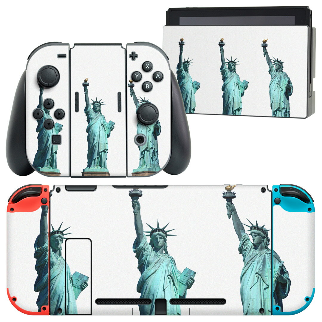 igsticker Nintendo Switch 用 デザインスキンシール 任天堂 ニンテンドー スイッチ 専用 本体ドック Joy-Con Joycon ジョイコン 専用 ゲーム機 カバー アクセサリー フィルム ステッカー 009321 風景　外国　写真