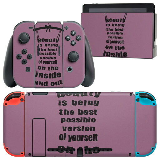 igsticker Nintendo Switch 用 デザインスキンシール 任天堂 ニンテンドー スイッチ 専用 本体ドック Joy-Con Joycon ジョイコン 専用 ゲーム機 カバー アクセサリー フィルム ステッカー 009379 英語 文字 おしゃれ igsticker Nintendo Switch 用 デザインスキンシール 任天堂 ニンテンドー スイッチ 専用 本体ドック Joy-Con Joycon ジョイコン 専用 ゲーム機 カバー アクセサリー フィルム ステッカー 009379 英語 文字 おしゃれ