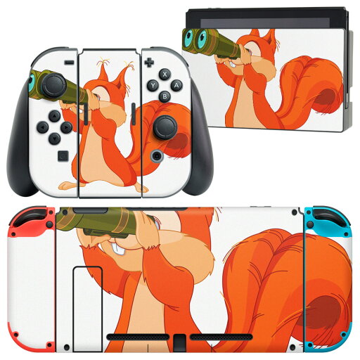 igsticker Nintendo Switch 用 デザインスキンシール 任天堂 ニンテンドー スイッチ 専用 本体ドック Joy-Con Joycon ジョイコン 専用 ゲーム機 カバー アクセサリー フィルム ステッカー 009437 キャラクター リス 動物 igsticker Nintendo Switch 用 デザインスキンシール 任天堂 ニンテンドー スイッチ 専用 本体ドック Joy-Con Joycon ジョイコン 専用 ゲーム機 カバー アクセサリー フィルム ステッカー 009437 キャラクター リス 動物