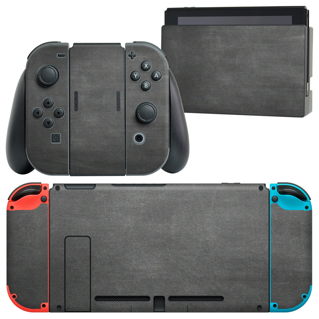 製品名 Nintendo Switch 本体裏面＆ドック正面＆ジョイコン専用 デザインスキンシール セット内容 Nintendo Switch 本体＆ドック＆ジョイコン用スキンシール（各1枚） ニンテンドースイッチ専用です。携帯機のSwitch LiteやProコンには対応していません。 商品特徴 再剥離性シートを素材に採用し、細かな位置調整がしやすく貼り直しが容易です。専用の業務プリンターを使い、商品画像と遜色のない美しい印刷仕上がり。 注意事項 画像はサンプルですので、ご覧の環境によっては多少色味に違いを感じる場合がございます。 イメージと違った、モニターと色味が異なるという理由での交換や返金はご対応出来かねます。スキンシールのみの販売で、ニンテンドースイッチ本体などは付属しません。シワができた場合、ドライヤーなどで軽く温め、外側に向けてシワを伸ばすように貼ってください。初回貼付時の位置調整や貼り直しは可能ですが、しっかりと押し付けて接着させた後の再剥離、再利用は保証しておりません。また接着部に油分や汚れが付着しますと角の部分は剥がれやすくなりますので、貼付時はあまり触れないようにご注意ください。無地のセミグロスシートにデザインをプリントした商品で、デコなどの加工はございません。 凹凸や光沢があるように見えたり布地や金属を素材にしたように見える商品もありますが、デザインの図版によるものです。印刷時に微妙な画像のズレが生じる場合がございます。ご注文後に1点1点制作する受注生産品の為、不良品以外のご返品や交換は固くお断りします。当店における繰り返しの実機テストでは問題ありませんでしたが、経過年数や使用環境により、シールを剥がす際に本体の塗装が一部剥がれる可能性があります。恐れ入りますが、万が一そのような状況になった場合でも当店ではゲーム機本体の保証は出来かねますので、予めご理解の上お求めください。 商品発送 完全受注生産のハンドメイド商品となりますので、既製品と比べて発送までお時間を頂いています。 基本的に決済確認後2?3営業日、最大で10営業日での発送となります。繁忙期や休業日明けの場合はさらに時間がかかる場合があります。 その際には別途メールにてご連絡致します。メール便の場合、発送日から到着までに2?4日ほどかかる場合が多く、紛失などの保障もご対応できかねます。あらかじめご了承下さい。