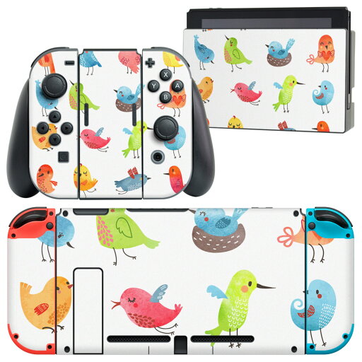 igsticker Nintendo Switch 用 デザインスキンシール 任天堂 ニンテンドー スイッチ 専用 本体ドック Joy-Con Joycon ジョイコン 専用 ゲーム機 カバー アクセサリー フィルム ステッカー 009630 鳥 キャラクター 動物 igsticker Nintendo Switch 用 デザインスキンシール 任天堂 ニンテンドー スイッチ 専用 本体ドック Joy-Con Joycon ジョイコン 専用 ゲーム機 カバー アクセサリー フィルム ステッカー 009630 鳥 キャラクター 動物