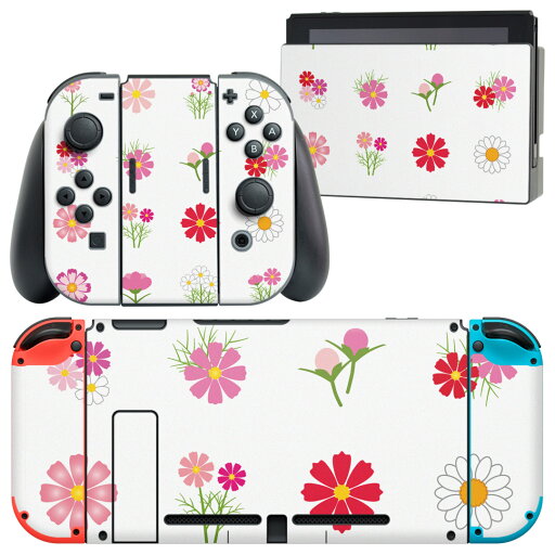 igsticker Nintendo Switch 用 デザインスキンシール 任天堂 ニンテンドー スイッチ 専用 本体ドック Joy-Con Joycon ジョイコン 専用 ゲーム機 カバー アクセサリー フィルム ステッカー 009687 花 ピンク igsticker Nintendo Switch 用 デザインスキンシール 任天堂 ニンテンドー スイッチ 専用 本体ドック Joy-Con Joycon ジョイコン 専用 ゲーム機 カバー アクセサリー フィルム ステッカー 009687 花 ピンク