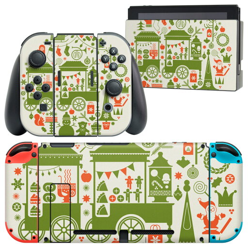 igsticker Nintendo Switch 用 デザインスキンシール 任天堂 ニンテンドー スイッチ 専用 本体ドック Joy-Con Joycon ジョイコン 専用 ゲーム機 カバー アクセサリー フィルム ステッカー 009739 クリスマス サンタ 緑 igsticker Nintendo Switch 用 デザインスキンシール 任天堂 ニンテンドー スイッチ 専用 本体ドック Joy-Con Joycon ジョイコン 専用 ゲーム機 カバー アクセサリー フィルム ステッカー 009739 クリスマス サンタ 緑