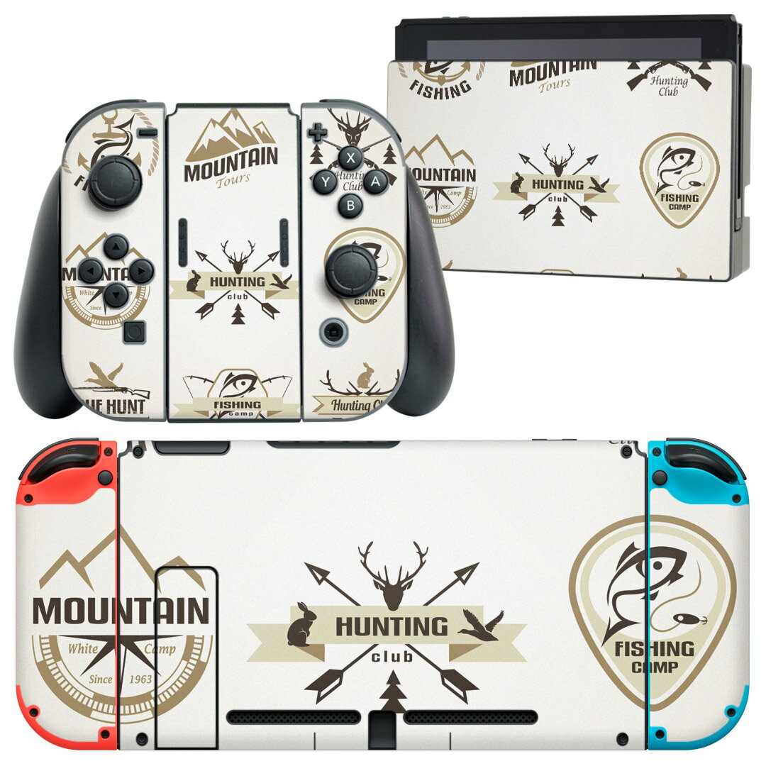 igsticker Nintendo Switch 用 デザインスキンシール 任天堂 ニンテンドー スイッチ 専用 本体ドック Joy-Con Joycon ジョイコン 専用 ゲーム機 カバー アクセサリー フィルム ステッカー 009773 ステッカー 英語 文字
