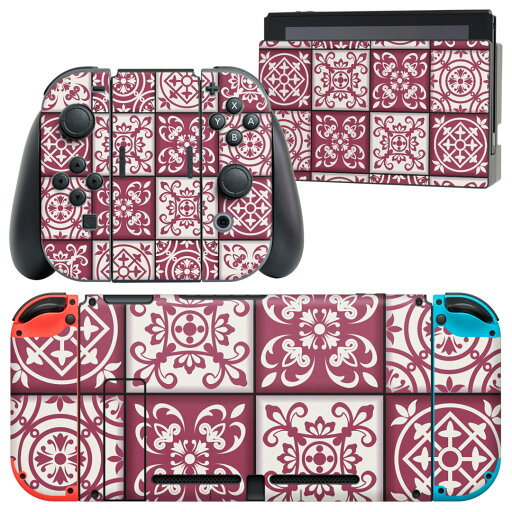 igsticker Nintendo Switch 用 デザインスキンシール 任天堂 ニンテンドー スイッチ 専用 本体ドック Joy-Con Joycon ジョイコン 専用 ゲーム機 カバー アクセサリー フィルム ステッカー 009925 模様 アジアン 赤 igsticker Nintendo Switch 用 デザインスキンシール 任天堂 ニンテンドー スイッチ 専用 本体ドック Joy-Con Joycon ジョイコン 専用 ゲーム機 カバー アクセサリー フィルム ステッカー 009925 模様 アジアン 赤