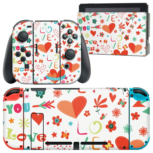 igsticker Nintendo Switch 用 デザインスキンシール 任天堂 ニンテンドー スイッチ 専用 本体ドック Joy-Con Joycon ジョイコン 専用 ゲーム機 カバー アクセサリー フィルム ステッカー 009984 ハート LOVE 英語 赤 igsticker Nintendo Switch 用 デザインスキンシール 任天堂 ニンテンドー スイッチ 専用 本体ドック Joy-Con Joycon ジョイコン 専用 ゲーム機 カバー アクセサリー フィルム ステッカー 009984 ハート LOVE 英語 赤