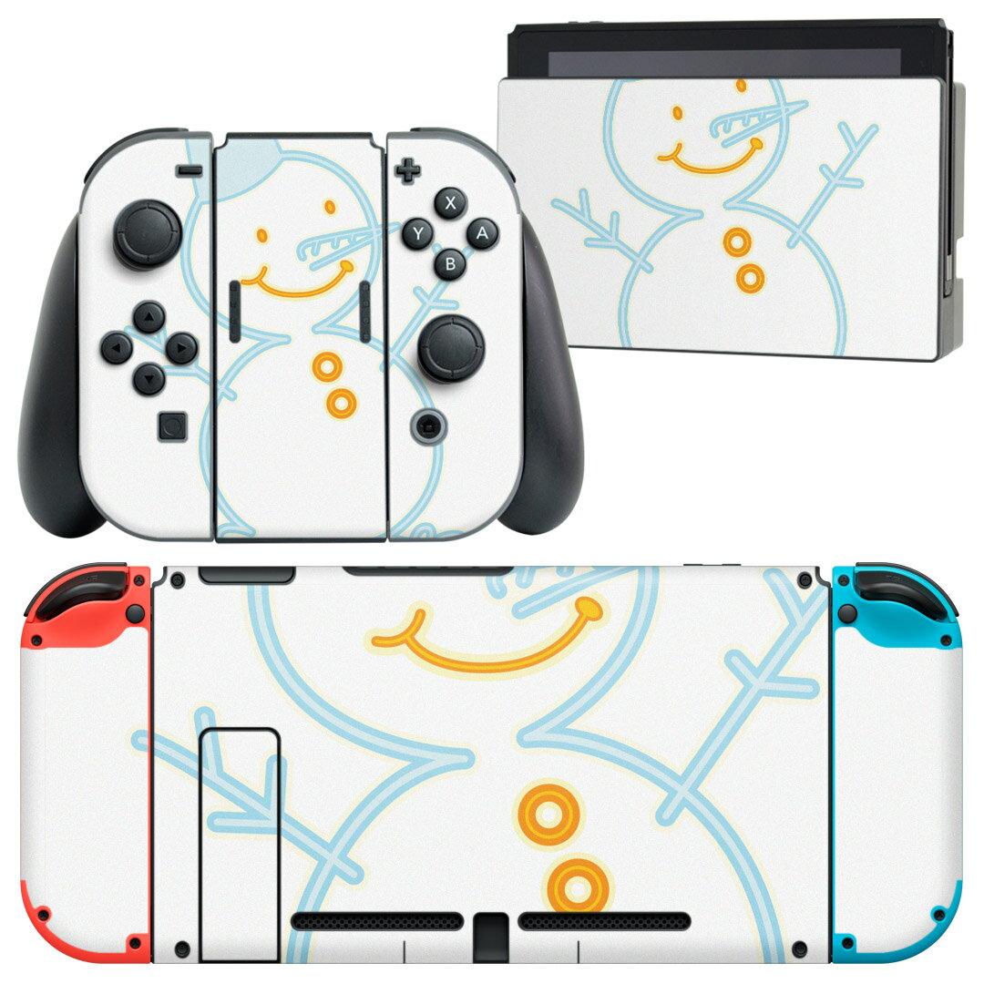 製品名 Nintendo Switch 本体裏面＆ドック正面＆ジョイコン専用 デザインスキンシール セット内容 Nintendo Switch 本体＆ドック＆ジョイコン用スキンシール（各1枚） ニンテンドースイッチ専用です。携帯機のSwitch LiteやProコンには対応していません。 商品特徴 再剥離性シートを素材に採用し、細かな位置調整がしやすく貼り直しが容易です。専用の業務プリンターを使い、商品画像と遜色のない美しい印刷仕上がり。 注意事項 画像はサンプルですので、ご覧の環境によっては多少色味に違いを感じる場合がございます。 イメージと違った、モニターと色味が異なるという理由での交換や返金はご対応出来かねます。スキンシールのみの販売で、ニンテンドースイッチ本体などは付属しません。シワができた場合、ドライヤーなどで軽く温め、外側に向けてシワを伸ばすように貼ってください。初回貼付時の位置調整や貼り直しは可能ですが、しっかりと押し付けて接着させた後の再剥離、再利用は保証しておりません。また接着部に油分や汚れが付着しますと角の部分は剥がれやすくなりますので、貼付時はあまり触れないようにご注意ください。無地のセミグロスシートにデザインをプリントした商品で、デコなどの加工はございません。 凹凸や光沢があるように見えたり布地や金属を素材にしたように見える商品もありますが、デザインの図版によるものです。印刷時に微妙な画像のズレが生じる場合がございます。ご注文後に1点1点制作する受注生産品の為、不良品以外のご返品や交換は固くお断りします。当店における繰り返しの実機テストでは問題ありませんでしたが、経過年数や使用環境により、シールを剥がす際に本体の塗装が一部剥がれる可能性があります。恐れ入りますが、万が一そのような状況になった場合でも当店ではゲーム機本体の保証は出来かねますので、予めご理解の上お求めください。 商品発送 完全受注生産のハンドメイド商品となりますので、既製品と比べて発送までお時間を頂いています。 基本的に決済確認後2?3営業日、最大で10営業日での発送となります。繁忙期や休業日明けの場合はさらに時間がかかる場合があります。 その際には別途メールにてご連絡致します。メール便の場合、発送日から到着までに2?4日ほどかかる場合が多く、紛失などの保障もご対応できかねます。あらかじめご了承下さい。