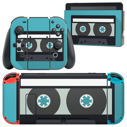 igsticker Nintendo Switch 用 デザインスキンシール 任天堂 ニンテンドー スイッチ 専用 本体ドック Joy-Con Joycon ジョイコン 専用 ゲーム機 カバー アクセサリー フィルム ステッカー 010290 カセット テープ 黒 igsticker Nintendo Switch 用 デザインスキンシール 任天堂 ニンテンドー スイッチ 専用 本体ドック Joy-Con Joycon ジョイコン 専用 ゲーム機 カバー アクセサリー フィルム ステッカー 010290 カセット テープ 黒