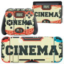 igsticker Nintendo Switch 用 デザインスキンシール 任天堂 ニンテンドー スイッチ 専用 本体ドック Joy-Con Joycon ジョイコン 専用 ゲーム機 カバー アクセサリー フィルム ステッカー 010295 英語 ポスター 赤(2)