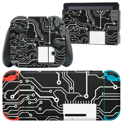 igsticker Nintendo Switch 用 デザインスキンシール 任天堂 ニンテンドー スイッチ 専用 本体ドック Joy-Con Joycon ジョイコン 専用 ゲーム機 カバー アクセサリー フィルム ステッカー 010370 模様 白 黒 igsticker Nintendo Switch 用 デザインスキンシール 任天堂 ニンテンドー スイッチ 専用 本体ドック Joy-Con Joycon ジョイコン 専用 ゲーム機 カバー アクセサリー フィルム ステッカー 010370 模様 白 黒