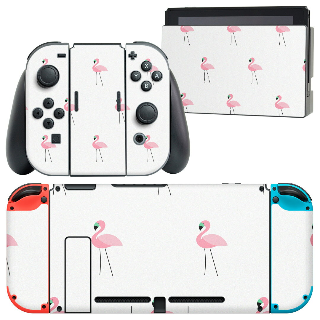 製品名 Nintendo Switch 本体裏面＆ドック正面＆ジョイコン専用 デザインスキンシール セット内容 Nintendo Switch 本体＆ドック＆ジョイコン用スキンシール（各1枚） ニンテンドースイッチ専用です。携帯機のSwitch LiteやProコンには対応していません。 商品特徴 再剥離性シートを素材に採用し、細かな位置調整がしやすく貼り直しが容易です。専用の業務プリンターを使い、商品画像と遜色のない美しい印刷仕上がり。 注意事項 画像はサンプルですので、ご覧の環境によっては多少色味に違いを感じる場合がございます。 イメージと違った、モニターと色味が異なるという理由での交換や返金はご対応出来かねます。スキンシールのみの販売で、ニンテンドースイッチ本体などは付属しません。シワができた場合、ドライヤーなどで軽く温め、外側に向けてシワを伸ばすように貼ってください。初回貼付時の位置調整や貼り直しは可能ですが、しっかりと押し付けて接着させた後の再剥離、再利用は保証しておりません。また接着部に油分や汚れが付着しますと角の部分は剥がれやすくなりますので、貼付時はあまり触れないようにご注意ください。無地のセミグロスシートにデザインをプリントした商品で、デコなどの加工はございません。 凹凸や光沢があるように見えたり布地や金属を素材にしたように見える商品もありますが、デザインの図版によるものです。印刷時に微妙な画像のズレが生じる場合がございます。ご注文後に1点1点制作する受注生産品の為、不良品以外のご返品や交換は固くお断りします。当店における繰り返しの実機テストでは問題ありませんでしたが、経過年数や使用環境により、シールを剥がす際に本体の塗装が一部剥がれる可能性があります。恐れ入りますが、万が一そのような状況になった場合でも当店ではゲーム機本体の保証は出来かねますので、予めご理解の上お求めください。 商品発送 完全受注生産のハンドメイド商品となりますので、既製品と比べて発送までお時間を頂いています。 基本的に決済確認後2?3営業日、最大で10営業日での発送となります。繁忙期や休業日明けの場合はさらに時間がかかる場合があります。 その際には別途メールにてご連絡致します。メール便の場合、発送日から到着までに2?4日ほどかかる場合が多く、紛失などの保障もご対応できかねます。あらかじめご了承下さい。