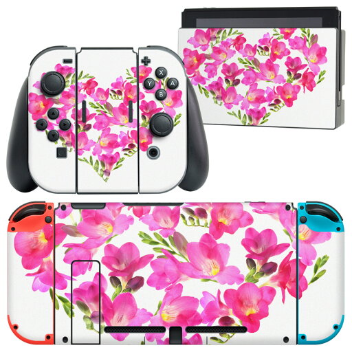 igsticker Nintendo Switch 用 デザインスキンシール 任天堂 ニンテンドー スイッチ 専用 本体ドック Joy-Con Joycon ジョイコン 専用 ゲーム機 カバー アクセサリー フィルム ステッカー 010653 ハート ピンク igsticker Nintendo Switch 用 デザインスキンシール 任天堂 ニンテンドー スイッチ 専用 本体ドック Joy-Con Joycon ジョイコン 専用 ゲーム機 カバー アクセサリー フィルム ステッカー 010653 ハート ピンク