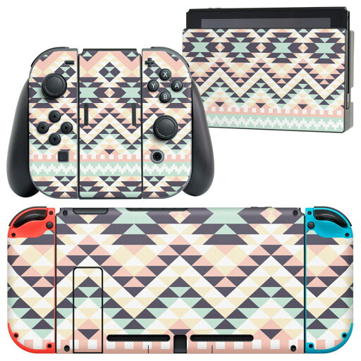 igsticker Nintendo Switch 用 デザインスキンシール 任天堂 ニンテンドー スイッチ 専用 本体ドック Joy-Con Joycon ジョイコン 専用 ゲーム機 カバー アクセサリー フィルム ステッカー 010676 ネイティブ柄 カラフル igsticker Nintendo Switch 用 デザインスキンシール 任天堂 ニンテンドー スイッチ 専用 本体ドック Joy-Con Joycon ジョイコン 専用 ゲーム機 カバー アクセサリー フィルム ステッカー 010676 ネイティブ柄 カラフル
