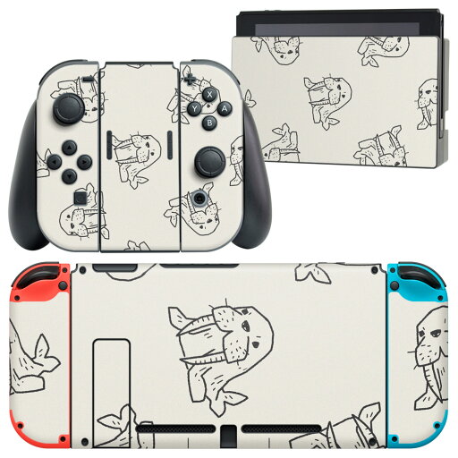 igsticker Nintendo Switch 用 デザインスキンシール 任天堂 ニンテンドー スイッチ 専用 本体ドック Joy-Con Joycon ジョイコン 専用 ゲーム機 カバー アクセサリー フィルム ステッカー 010709 オットセイ 動物 生き物 igsticker Nintendo Switch 用 デザインスキンシール 任天堂 ニンテンドー スイッチ 専用 本体ドック Joy-Con Joycon ジョイコン 専用 ゲーム機 カバー アクセサリー フィルム ステッカー 010709 オットセイ 動物 生き物