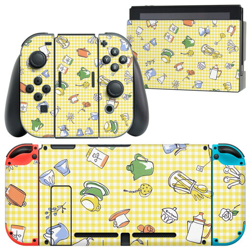 igsticker Nintendo Switch 用 デザインスキンシール 任天堂 ニンテンドー スイッチ 専用 本体ドック Joy-Con Joycon ジョイコン 専用 ゲーム機 カバー アクセサリー フィルム ステッカー 010723 チェック 黄色 インテリア igsticker Nintendo Switch 用 デザインスキンシール 任天堂 ニンテンドー スイッチ 専用 本体ドック Joy-Con Joycon ジョイコン 専用 ゲーム機 カバー アクセサリー フィルム ステッカー 010723 チェック 黄色 インテリア