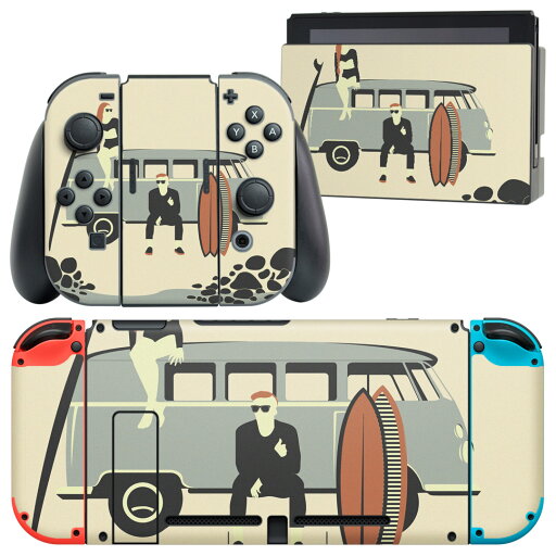 igsticker Nintendo Switch 用 デザインスキンシール 任天堂 ニンテンドー スイッチ 専用 本体ドック Joy-Con Joycon ジョイコン 専用 ゲーム機 カバー アクセサリー フィルム ステッカー 010774 海 車 サーフィン igsticker Nintendo Switch 用 デザインスキンシール 任天堂 ニンテンドー スイッチ 専用 本体ドック Joy-Con Joycon ジョイコン 専用 ゲーム機 カバー アクセサリー フィルム ステッカー 010774 海 車 サーフィン