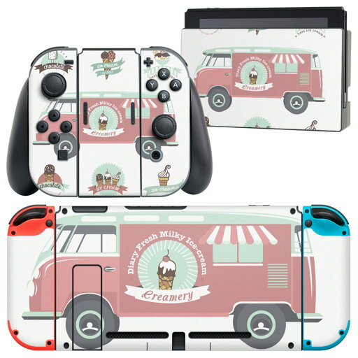 igsticker Nintendo Switch 用 デザインスキンシール 任天堂 ニンテンドー スイッチ 専用 本体ドック Joy-Con Joycon ジョイコン 専用 ゲーム機 カバー アクセサリー フィルム ステッカー 010775 車 アイス デザート igsticker Nintendo Switch 用 デザインスキンシール 任天堂 ニンテンドー スイッチ 専用 本体ドック Joy-Con Joycon ジョイコン 専用 ゲーム機 カバー アクセサリー フィルム ステッカー 010775 車 アイス デザート