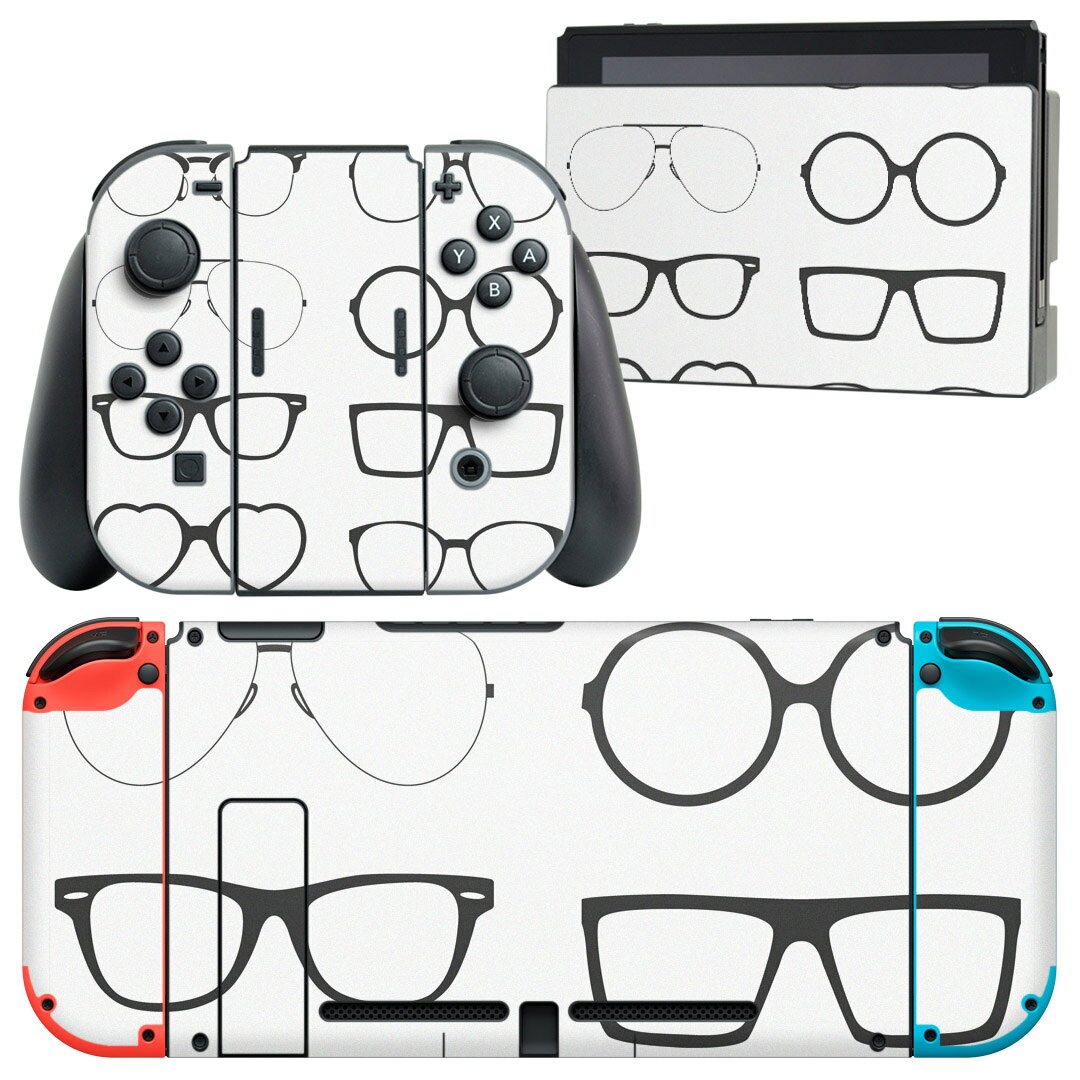 製品名 Nintendo Switch 本体裏面＆ドック正面＆ジョイコン専用 デザインスキンシール セット内容 Nintendo Switch 本体＆ドック＆ジョイコン用スキンシール（各1枚） ニンテンドースイッチ専用です。携帯機のSwitch LiteやProコンには対応していません。 商品特徴 再剥離性シートを素材に採用し、細かな位置調整がしやすく貼り直しが容易です。専用の業務プリンターを使い、商品画像と遜色のない美しい印刷仕上がり。 注意事項 画像はサンプルですので、ご覧の環境によっては多少色味に違いを感じる場合がございます。 イメージと違った、モニターと色味が異なるという理由での交換や返金はご対応出来かねます。スキンシールのみの販売で、ニンテンドースイッチ本体などは付属しません。シワができた場合、ドライヤーなどで軽く温め、外側に向けてシワを伸ばすように貼ってください。初回貼付時の位置調整や貼り直しは可能ですが、しっかりと押し付けて接着させた後の再剥離、再利用は保証しておりません。また接着部に油分や汚れが付着しますと角の部分は剥がれやすくなりますので、貼付時はあまり触れないようにご注意ください。無地のセミグロスシートにデザインをプリントした商品で、デコなどの加工はございません。 凹凸や光沢があるように見えたり布地や金属を素材にしたように見える商品もありますが、デザインの図版によるものです。印刷時に微妙な画像のズレが生じる場合がございます。ご注文後に1点1点制作する受注生産品の為、不良品以外のご返品や交換は固くお断りします。当店における繰り返しの実機テストでは問題ありませんでしたが、経過年数や使用環境により、シールを剥がす際に本体の塗装が一部剥がれる可能性があります。恐れ入りますが、万が一そのような状況になった場合でも当店ではゲーム機本体の保証は出来かねますので、予めご理解の上お求めください。 商品発送 完全受注生産のハンドメイド商品となりますので、既製品と比べて発送までお時間を頂いています。 基本的に決済確認後2?3営業日、最大で10営業日での発送となります。繁忙期や休業日明けの場合はさらに時間がかかる場合があります。 その際には別途メールにてご連絡致します。メール便の場合、発送日から到着までに2?4日ほどかかる場合が多く、紛失などの保障もご対応できかねます。あらかじめご了承下さい。