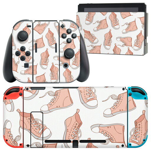 igsticker Nintendo Switch 用 デザインスキンシール 任天堂 ニンテンドー スイッチ 専用 本体ドック Joy-Con Joycon ジョイコン 専用 ゲーム機 カバー アクセサリー フィルム ステッカー 010889 靴 ファッション 赤 igsticker Nintendo Switch 用 デザインスキンシール 任天堂 ニンテンドー スイッチ 専用 本体ドック Joy-Con Joycon ジョイコン 専用 ゲーム機 カバー アクセサリー フィルム ステッカー 010889 靴 ファッション 赤