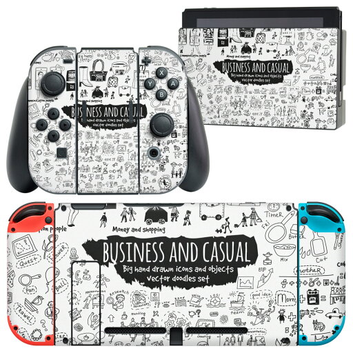 igsticker Nintendo Switch 用 デザインスキンシール 任天堂 ニンテンドー スイッチ 専用 本体ドック Joy-Con Joycon ジョイコン 専用 ゲーム機 カバー アクセサリー フィルム ステッカー 010923 イラスト ファッション 白 黒 igsticker Nintendo Switch 用 デザインスキンシール 任天堂 ニンテンドー スイッチ 専用 本体ドック Joy-Con Joycon ジョイコン 専用 ゲーム機 カバー アクセサリー フィルム ステッカー 010923 イラスト ファッション 白 黒
