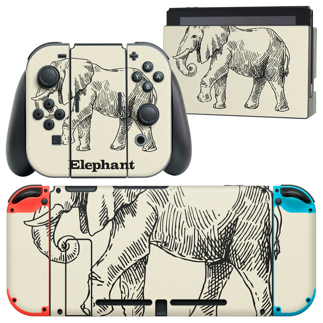 製品名 Nintendo Switch 本体裏面＆ドック正面＆ジョイコン専用 デザインスキンシール セット内容 Nintendo Switch 本体＆ドック＆ジョイコン用スキンシール（各1枚） ニンテンドースイッチ専用です。携帯機のSwitch LiteやProコンには対応していません。 商品特徴 再剥離性シートを素材に採用し、細かな位置調整がしやすく貼り直しが容易です。専用の業務プリンターを使い、商品画像と遜色のない美しい印刷仕上がり。 注意事項 画像はサンプルですので、ご覧の環境によっては多少色味に違いを感じる場合がございます。 イメージと違った、モニターと色味が異なるという理由での交換や返金はご対応出来かねます。スキンシールのみの販売で、ニンテンドースイッチ本体などは付属しません。シワができた場合、ドライヤーなどで軽く温め、外側に向けてシワを伸ばすように貼ってください。初回貼付時の位置調整や貼り直しは可能ですが、しっかりと押し付けて接着させた後の再剥離、再利用は保証しておりません。また接着部に油分や汚れが付着しますと角の部分は剥がれやすくなりますので、貼付時はあまり触れないようにご注意ください。無地のセミグロスシートにデザインをプリントした商品で、デコなどの加工はございません。 凹凸や光沢があるように見えたり布地や金属を素材にしたように見える商品もありますが、デザインの図版によるものです。印刷時に微妙な画像のズレが生じる場合がございます。ご注文後に1点1点制作する受注生産品の為、不良品以外のご返品や交換は固くお断りします。当店における繰り返しの実機テストでは問題ありませんでしたが、経過年数や使用環境により、シールを剥がす際に本体の塗装が一部剥がれる可能性があります。恐れ入りますが、万が一そのような状況になった場合でも当店ではゲーム機本体の保証は出来かねますので、予めご理解の上お求めください。 商品発送 完全受注生産のハンドメイド商品となりますので、既製品と比べて発送までお時間を頂いています。 基本的に決済確認後2?3営業日、最大で10営業日での発送となります。繁忙期や休業日明けの場合はさらに時間がかかる場合があります。 その際には別途メールにてご連絡致します。メール便の場合、発送日から到着までに2?4日ほどかかる場合が多く、紛失などの保障もご対応できかねます。あらかじめご了承下さい。