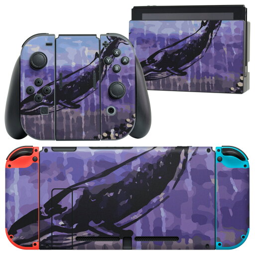 igsticker Nintendo Switch 用 デザインスキンシール 任天堂 ニンテンドー スイッチ 専用 本体ドック Joy-Con Joycon ジョイコン 専用 ゲーム機 カバー アクセサリー フィルム ステッカー 010968 海 くじら くらげ igsticker Nintendo Switch 用 デザインスキンシール 任天堂 ニンテンドー スイッチ 専用 本体ドック Joy-Con Joycon ジョイコン 専用 ゲーム機 カバー アクセサリー フィルム ステッカー 010968 海 くじら くらげ