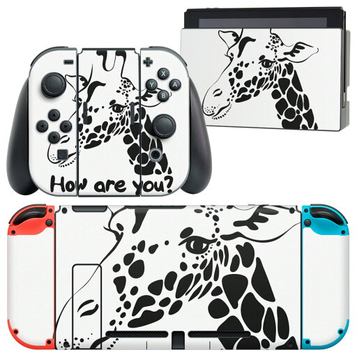 igsticker Nintendo Switch 用 デザインスキンシール 任天堂 ニンテンドー スイッチ 専用 本体ドック Joy-Con Joycon ジョイコン 専用 ゲーム機 カバー アクセサリー フィルム ステッカー 010978 きりん 動物 英語 igsticker Nintendo Switch 用 デザインスキンシール 任天堂 ニンテンドー スイッチ 専用 本体ドック Joy-Con Joycon ジョイコン 専用 ゲーム機 カバー アクセサリー フィルム ステッカー 010978 きりん 動物 英語
