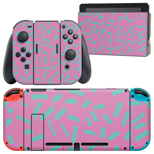 igsticker Nintendo Switch 用 デザインスキンシール 任天堂 ニンテンドー スイッチ 専用 本体ドック Joy-Con Joycon ジョイコン 専用 ゲーム機 カバー アクセサリー フィルム ステッカー 011167 派手 ピンク 緑 igsticker Nintendo Switch 用 デザインスキンシール 任天堂 ニンテンドー スイッチ 専用 本体ドック Joy-Con Joycon ジョイコン 専用 ゲーム機 カバー アクセサリー フィルム ステッカー 011167 派手 ピンク 緑