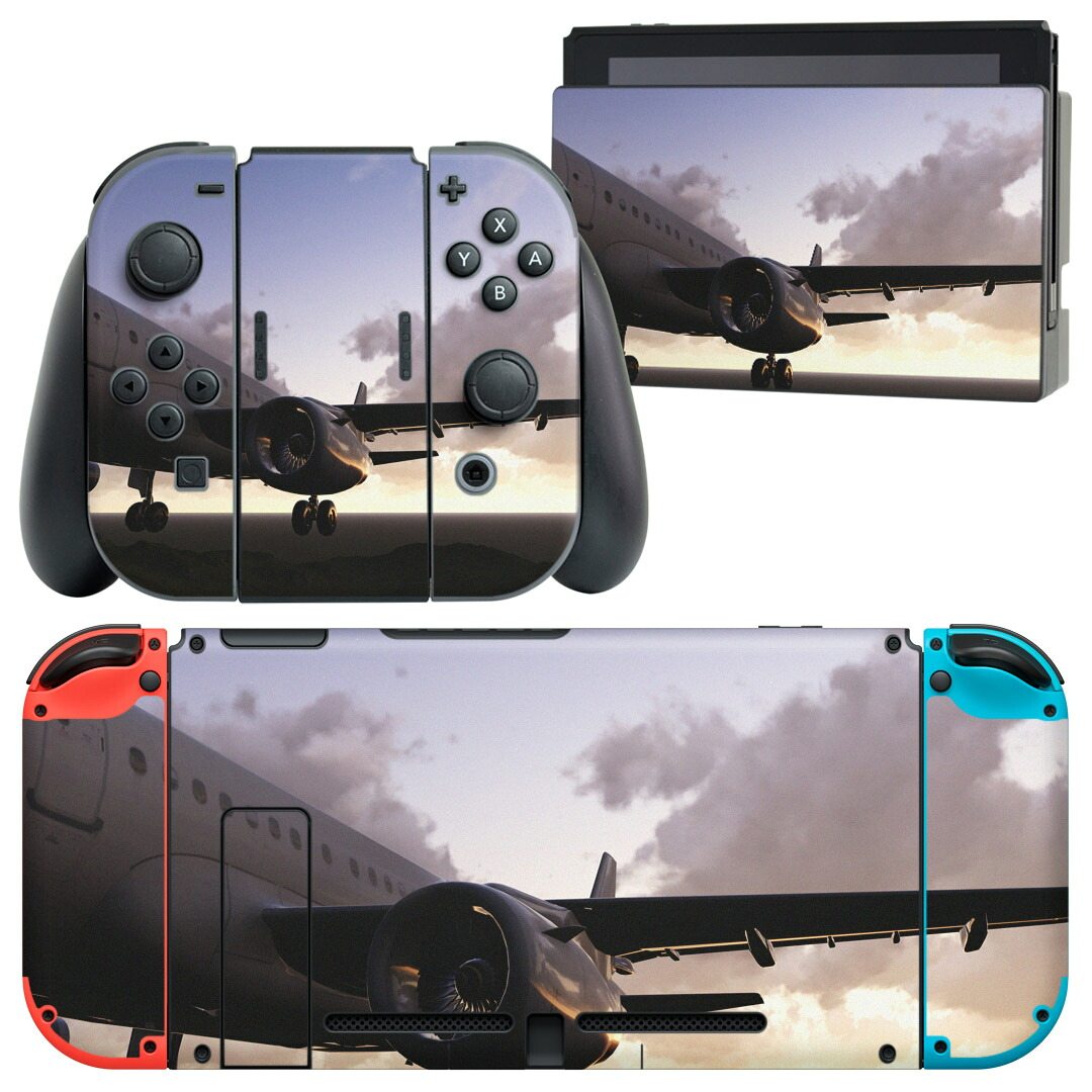 製品名 Nintendo Switch 本体裏面＆ドック正面＆ジョイコン専用 デザインスキンシール セット内容 Nintendo Switch 本体＆ドック＆ジョイコン用スキンシール（各1枚） ニンテンドースイッチ専用です。携帯機のSwitch LiteやProコンには対応していません。 商品特徴 再剥離性シートを素材に採用し、細かな位置調整がしやすく貼り直しが容易です。専用の業務プリンターを使い、商品画像と遜色のない美しい印刷仕上がり。 注意事項 画像はサンプルですので、ご覧の環境によっては多少色味に違いを感じる場合がございます。 イメージと違った、モニターと色味が異なるという理由での交換や返金はご対応出来かねます。スキンシールのみの販売で、ニンテンドースイッチ本体などは付属しません。シワができた場合、ドライヤーなどで軽く温め、外側に向けてシワを伸ばすように貼ってください。初回貼付時の位置調整や貼り直しは可能ですが、しっかりと押し付けて接着させた後の再剥離、再利用は保証しておりません。また接着部に油分や汚れが付着しますと角の部分は剥がれやすくなりますので、貼付時はあまり触れないようにご注意ください。無地のセミグロスシートにデザインをプリントした商品で、デコなどの加工はございません。 凹凸や光沢があるように見えたり布地や金属を素材にしたように見える商品もありますが、デザインの図版によるものです。印刷時に微妙な画像のズレが生じる場合がございます。ご注文後に1点1点制作する受注生産品の為、不良品以外のご返品や交換は固くお断りします。当店における繰り返しの実機テストでは問題ありませんでしたが、経過年数や使用環境により、シールを剥がす際に本体の塗装が一部剥がれる可能性があります。恐れ入りますが、万が一そのような状況になった場合でも当店ではゲーム機本体の保証は出来かねますので、予めご理解の上お求めください。 商品発送 完全受注生産のハンドメイド商品となりますので、既製品と比べて発送までお時間を頂いています。 基本的に決済確認後2?3営業日、最大で10営業日での発送となります。繁忙期や休業日明けの場合はさらに時間がかかる場合があります。 その際には別途メールにてご連絡致します。メール便の場合、発送日から到着までに2?4日ほどかかる場合が多く、紛失などの保障もご対応できかねます。あらかじめご了承下さい。