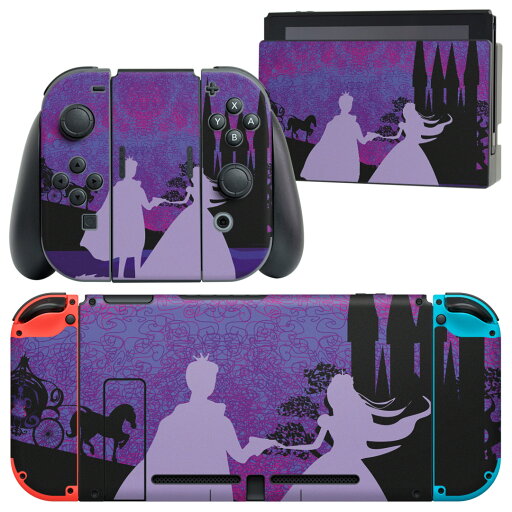 igsticker Nintendo Switch 用 デザインスキンシール 任天堂 ニンテンドー スイッチ 専用 本体ドック Joy-Con Joycon ジョイコン 専用 ゲーム機 カバー アクセサリー フィルム ステッカー 011299 プリンセス お城 紫 igsticker Nintendo Switch 用 デザインスキンシール 任天堂 ニンテンドー スイッチ 専用 本体ドック Joy-Con Joycon ジョイコン 専用 ゲーム機 カバー アクセサリー フィルム ステッカー 011299 プリンセス お城 紫