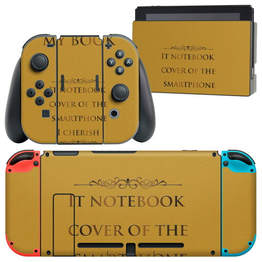 igsticker Nintendo Switch 用 デザインスキンシール 任天堂 ニンテンドー スイッチ 専用 本体ドック Joy-Con Joycon ジョイコン 専用 ゲーム機 カバー アクセサリー フィルム ステッカー 011338 本 英語 黄色 igsticker Nintendo Switch 用 デザインスキンシール 任天堂 ニンテンドー スイッチ 専用 本体ドック Joy-Con Joycon ジョイコン 専用 ゲーム機 カバー アクセサリー フィルム ステッカー 011338 本 英語 黄色