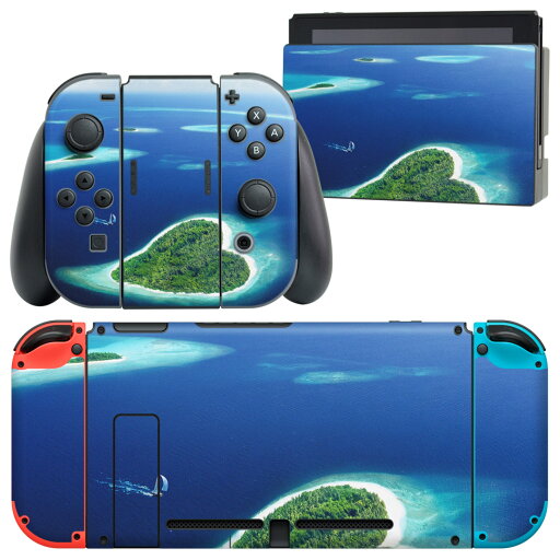 igsticker Nintendo Switch 用 デザインスキンシール 任天堂 ニンテンドー スイッチ 専用 本体ドック Joy-Con Joycon ジョイコン 専用 ゲーム機 カバー アクセサリー フィルム ステッカー 011391 海 ハート 島 igsticker Nintendo Switch 用 デザインスキンシール 任天堂 ニンテンドー スイッチ 専用 本体ドック Joy-Con Joycon ジョイコン 専用 ゲーム機 カバー アクセサリー フィルム ステッカー 011391 海 ハート 島