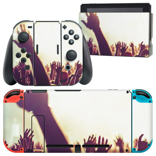 igsticker Nintendo Switch 用 デザインスキンシール 任天堂 ニンテンドー スイッチ 専用 本体ドック Joy-Con Joycon ジョイコン 専用 ゲーム機 カバー アクセサリー フィルム ステッカー 011442 フェス 音楽 ミュージック igsticker Nintendo Switch 用 デザインスキンシール 任天堂 ニンテンドー スイッチ 専用 本体ドック Joy-Con Joycon ジョイコン 専用 ゲーム機 カバー アクセサリー フィルム ステッカー 011442 フェス 音楽 ミュージック