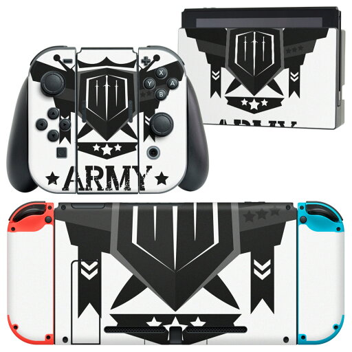 igsticker Nintendo Switch 用 デザインスキンシール 任天堂 ニンテンドー スイッチ 専用 本体ドック Joy-Con Joycon ジョイコン 専用 ゲーム機 カバー アクセサリー フィルム ステッカー 011516 アーミー 階級 星 igsticker Nintendo Switch 用 デザインスキンシール 任天堂 ニンテンドー スイッチ 専用 本体ドック Joy-Con Joycon ジョイコン 専用 ゲーム機 カバー アクセサリー フィルム ステッカー 011516 アーミー 階級 星