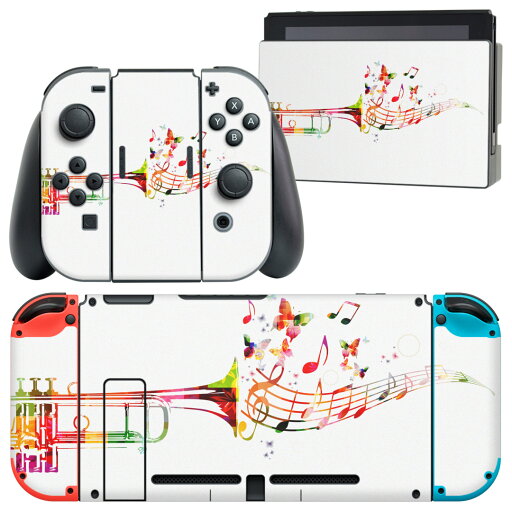 igsticker Nintendo Switch 用 デザインスキンシール 任天堂 ニンテンドー スイッチ 専用 本体ドック Joy-Con Joycon ジョイコン 専用 ゲーム機 カバー アクセサリー フィルム ステッカー 011714 音楽 音符 蝶 igsticker Nintendo Switch 用 デザインスキンシール 任天堂 ニンテンドー スイッチ 専用 本体ドック Joy-Con Joycon ジョイコン 専用 ゲーム機 カバー アクセサリー フィルム ステッカー 011714 音楽 音符 蝶