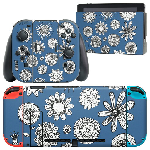 igsticker Nintendo Switch 用 デザインスキンシール 任天堂 ニンテンドー スイッチ 専用 本体ドック Joy-Con Joycon ジョイコン 専用 ゲーム機 カバー アクセサリー フィルム ステッカー 011719 花 イラスト igsticker Nintendo Switch 用 デザインスキンシール 任天堂 ニンテンドー スイッチ 専用 本体ドック Joy-Con Joycon ジョイコン 専用 ゲーム機 カバー アクセサリー フィルム ステッカー 011719 花 イラスト