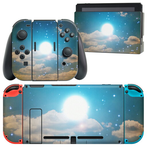 igsticker Nintendo Switch 用 デザインスキンシール 任天堂 ニンテンドー スイッチ 専用 本体ドック Joy-Con Joycon ジョイコン 専用 ゲーム機 カバー アクセサリー フィルム ステッカー 011807 空 月 星 igsticker Nintendo Switch 用 デザインスキンシール 任天堂 ニンテンドー スイッチ 専用 本体ドック Joy-Con Joycon ジョイコン 専用 ゲーム機 カバー アクセサリー フィルム ステッカー 011807 空 月 星
