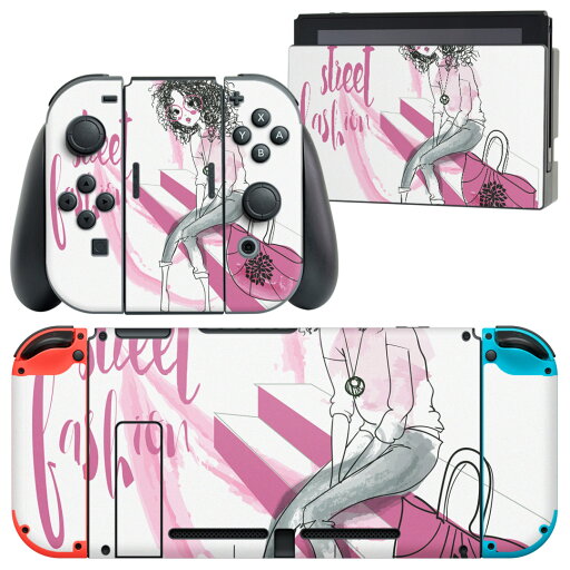 igsticker Nintendo Switch 用 デザインスキンシール 任天堂 ニンテンドー スイッチ 専用 本体ドック Joy-Con Joycon ジョイコン 専用 ゲーム機 カバー アクセサリー フィルム ステッカー 011934 女性 英語 イラスト igsticker Nintendo Switch 用 デザインスキンシール 任天堂 ニンテンドー スイッチ 専用 本体ドック Joy-Con Joycon ジョイコン 専用 ゲーム機 カバー アクセサリー フィルム ステッカー 011934 女性 英語 イラスト