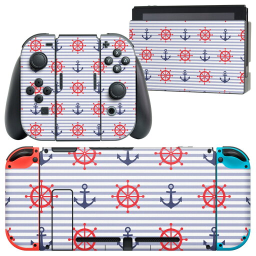 igsticker Nintendo Switch 用 デザインスキンシール 任天堂 ニンテンドー スイッチ 専用 本体ドック Joy-Con Joycon ジョイコン 専用 ゲーム機 カバー アクセサリー フィルム ステッカー 011961 いかり マリン 夏 igsticker Nintendo Switch 用 デザインスキンシール 任天堂 ニンテンドー スイッチ 専用 本体ドック Joy-Con Joycon ジョイコン 専用 ゲーム機 カバー アクセサリー フィルム ステッカー 011961 いかり マリン 夏