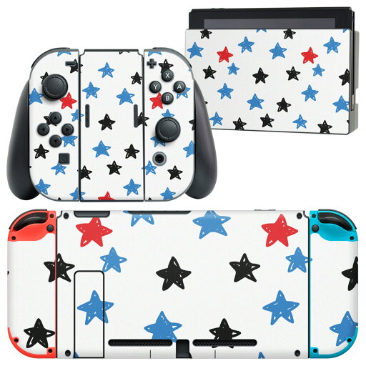 igsticker Nintendo Switch 用 デザインスキンシール 任天堂 ニンテンドー スイッチ 専用 本体ドック Joy-Con Joycon ジョイコン 専用 ゲーム機 カバー アクセサリー フィルム ステッカー 012039 星 スター 青 igsticker Nintendo Switch 用 デザインスキンシール 任天堂 ニンテンドー スイッチ 専用 本体ドック Joy-Con Joycon ジョイコン 専用 ゲーム機 カバー アクセサリー フィルム ステッカー 012039 星 スター 青