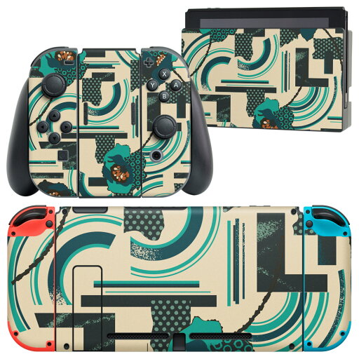 igsticker Nintendo Switch 用 デザインスキンシール 任天堂 ニンテンドー スイッチ 専用 本体ドック Joy-Con Joycon ジョイコン 専用 ゲーム機 カバー アクセサリー フィルム ステッカー 012132 花 柄 緑 igsticker Nintendo Switch 用 デザインスキンシール 任天堂 ニンテンドー スイッチ 専用 本体ドック Joy-Con Joycon ジョイコン 専用 ゲーム機 カバー アクセサリー フィルム ステッカー 012132 花 柄 緑