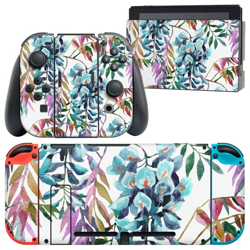 igsticker Nintendo Switch 用 デザインスキンシール 任天堂 ニンテンドー スイッチ 専用 本体ドック Joy-Con Joycon ジョイコン 専用 ゲーム機 カバー アクセサリー フィルム ステッカー 012159 花 植物 白 igsticker Nintendo Switch 用 デザインスキンシール 任天堂 ニンテンドー スイッチ 専用 本体ドック Joy-Con Joycon ジョイコン 専用 ゲーム機 カバー アクセサリー フィルム ステッカー 012159 花 植物 白