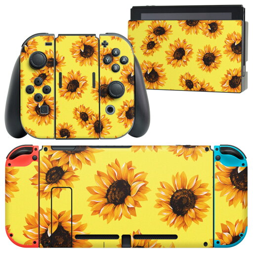 igsticker Nintendo Switch 用 デザインスキンシール 任天堂 ニンテンドー スイッチ 専用 本体ドック Joy-Con Joycon ジョイコン 専用 ゲーム機 カバー アクセサリー フィルム ステッカー 012207 ひまわり 花 黄色 igsticker Nintendo Switch 用 デザインスキンシール 任天堂 ニンテンドー スイッチ 専用 本体ドック Joy-Con Joycon ジョイコン 専用 ゲーム機 カバー アクセサリー フィルム ステッカー 012207 ひまわり 花 黄色