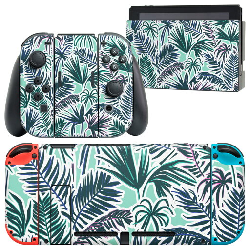 igsticker Nintendo Switch 用 デザインスキンシール 任天堂 ニンテンドー スイッチ 専用 本体ドック Joy-Con Joycon ジョイコン 専用 ゲーム機 カバー アクセサリー フィルム ステッカー 012225 緑 植物 葉っぱ igsticker Nintendo Switch 用 デザインスキンシール 任天堂 ニンテンドー スイッチ 専用 本体ドック Joy-Con Joycon ジョイコン 専用 ゲーム機 カバー アクセサリー フィルム ステッカー 012225 緑 植物 葉っぱ