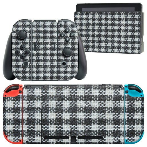 igsticker Nintendo Switch 用 デザインスキンシール 任天堂 ニンテンドー スイッチ 専用 本体ドック Joy-Con Joycon ジョイコン 専用 ゲーム機 カバー アクセサリー フィルム ステッカー 012408 チェック 白黒 モノトーン igsticker Nintendo Switch 用 デザインスキンシール 任天堂 ニンテンドー スイッチ 専用 本体ドック Joy-Con Joycon ジョイコン 専用 ゲーム機 カバー アクセサリー フィルム ステッカー 012408 チェック 白黒 モノトーン