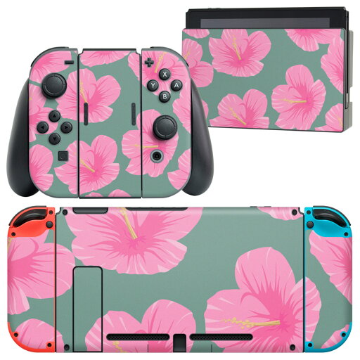igsticker Nintendo Switch 用 デザインスキンシール 任天堂 ニンテンドー スイッチ 専用 本体ドック Joy-Con Joycon ジョイコン 専用 ゲーム機 カバー アクセサリー フィルム ステッカー 012479 ハイビスカス 花 ピンク igsticker Nintendo Switch 用 デザインスキンシール 任天堂 ニンテンドー スイッチ 専用 本体ドック Joy-Con Joycon ジョイコン 専用 ゲーム機 カバー アクセサリー フィルム ステッカー 012479 ハイビスカス 花 ピンク