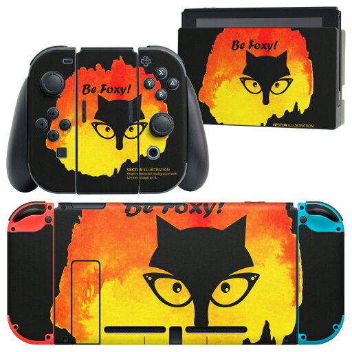 igsticker Nintendo Switch 用 デザインスキンシール 任天堂 ニンテンドー スイッチ 専用 本体ドック Joy-Con Joycon ジョイコン 専用 ゲーム機 カバー アクセサリー フィルム ステッカー 012503 動物 きつね 炎 igsticker Nintendo Switch 用 デザインスキンシール 任天堂 ニンテンドー スイッチ 専用 本体ドック Joy-Con Joycon ジョイコン 専用 ゲーム機 カバー アクセサリー フィルム ステッカー 012503 動物 きつね 炎