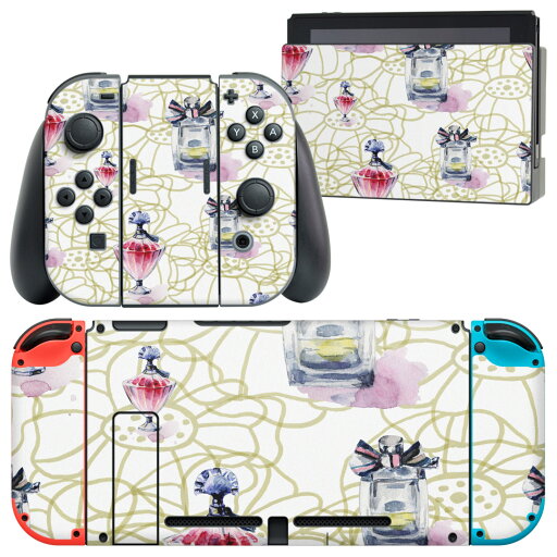 igsticker Nintendo Switch 用 デザインスキンシール 任天堂 ニンテンドー スイッチ 専用 本体ドック Joy-Con Joycon ジョイコン 専用 ゲーム機 カバー アクセサリー フィルム ステッカー 012539 香水 おしゃれ リボン igsticker Nintendo Switch 用 デザインスキンシール 任天堂 ニンテンドー スイッチ 専用 本体ドック Joy-Con Joycon ジョイコン 専用 ゲーム機 カバー アクセサリー フィルム ステッカー 012539 香水 おしゃれ リボン
